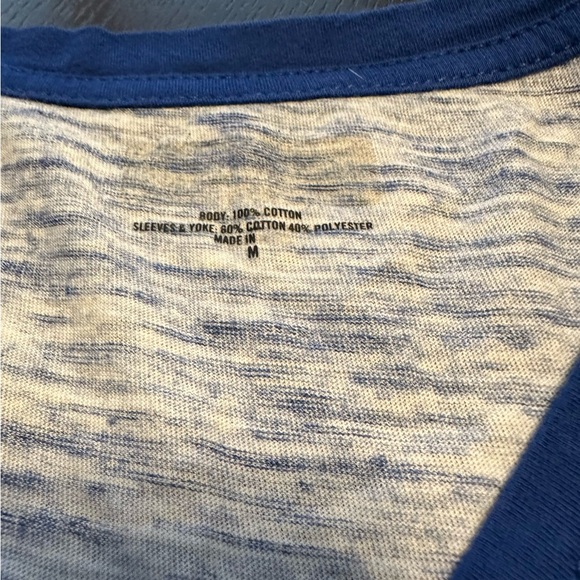 Buffalo Bills M long sleeve blue navy gray t-shirt - Picture 3 of 5